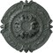 Ekena Millwork Southampton Ceiling Medallion (Canopies up to 2 3/4"), 16 3/8"OD x 1 3/4"P, Athenian Green Crackle CM17SOAGC - alternate 1